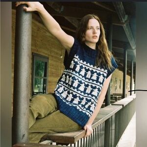 Sea New York Afina Sleeveless Wool Vest Sweater